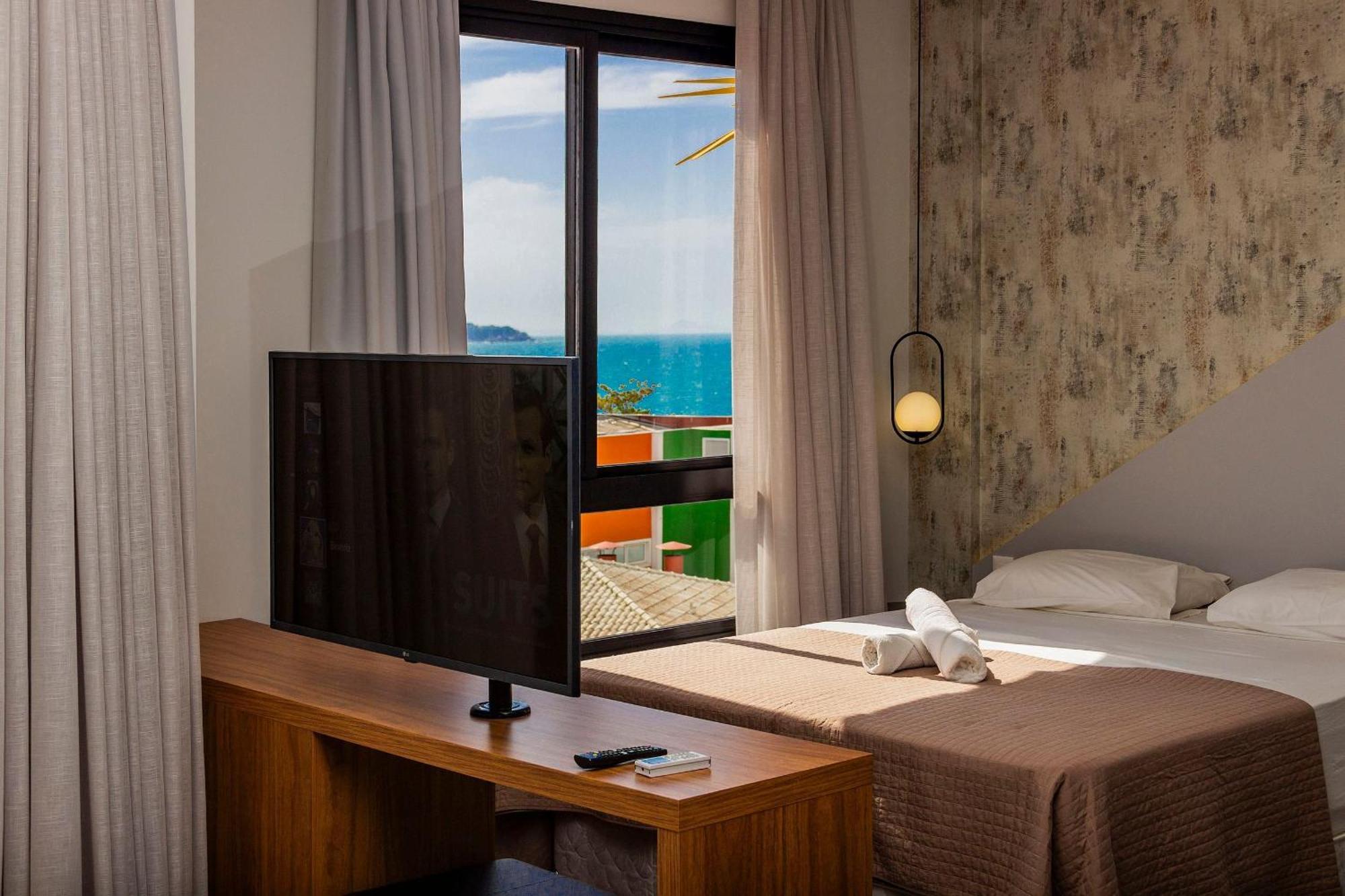 Aion Suites 303 - Lindo Apartamento Com Vista Para O Mar, A 60M Da Praia De Bombinhas, Com Piscina E Academia No Rooftop. Exterior foto